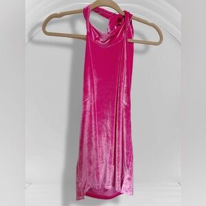 Elegant Pink Velvet Blouse